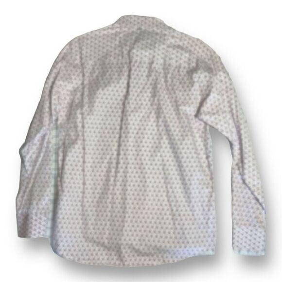 🎸 John Lennon Signature Shirt | White Psychedelic Peace Print – Size M - Picture 5 of 6